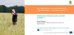 First AEEU Webinar “From Conventional Agriculture to Agroecological Practices” held on 23rd of September on our Facebook page!