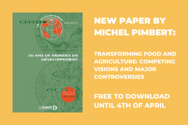 New paper – Transforming food and agriculture: Competing visions and major controversies