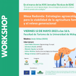 Save the date for the participatory workshop in Malaga on the 12 and 13 of May 2023!