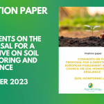New position paper: Agroecology Europe’s comments on the proposal for a directive on soil monitoring and resilience (Soil monitoring law)