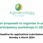 Call for proposals to organise in-person participatory workshops in 2024