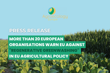 More than 20 European organisations warn EU against “Regenerative Greenwashing” in EU agricultural policy
